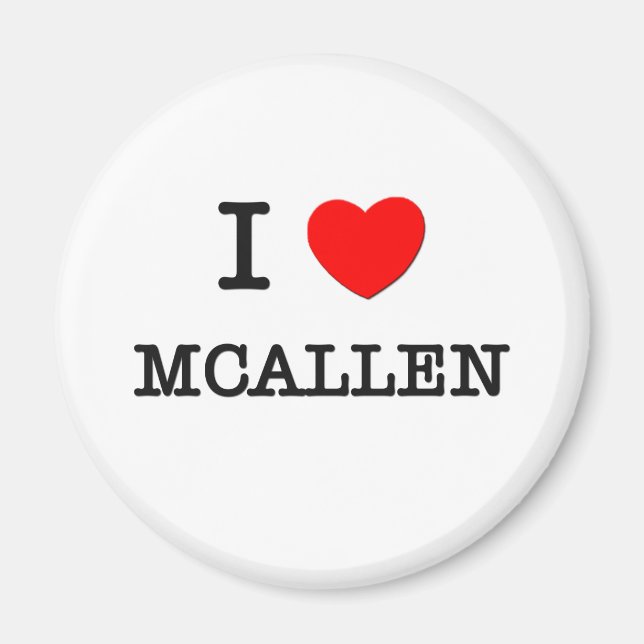 Aimant I Heart MCALLEN (Devant)
