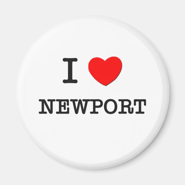 Aimant I Heart NEWPORT (Devant)