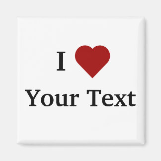 Aimant I Heart (personnalisation)