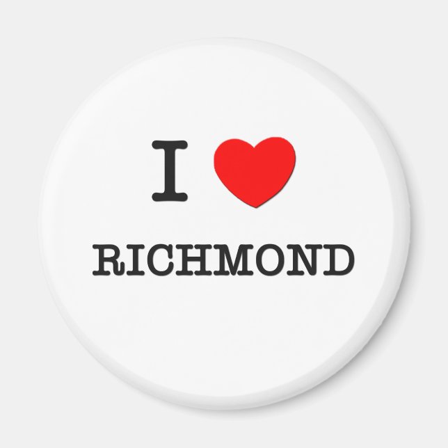 Aimant I Heart RICHMOND (Devant)