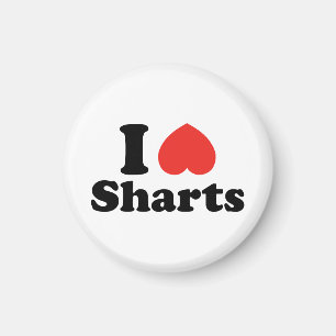 Aimant I Heart Sharts