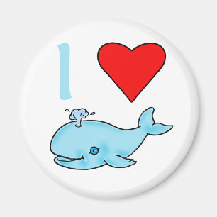 Aimant I Heart Whales Produits