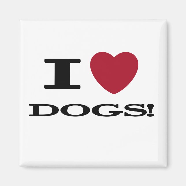 Aimant I le coeur poursuit des T-shirts et des cadeaux (Devant)