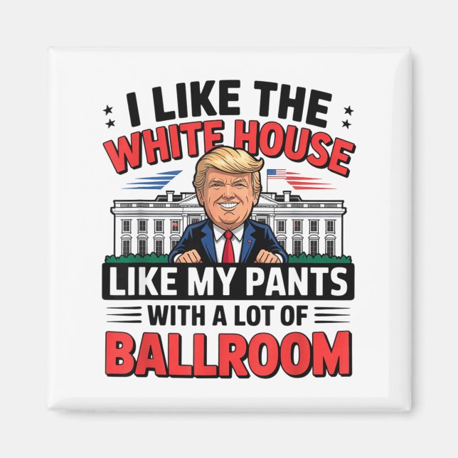 Aimant I Like The White House Like My Pants With A Lot Of (Devant)