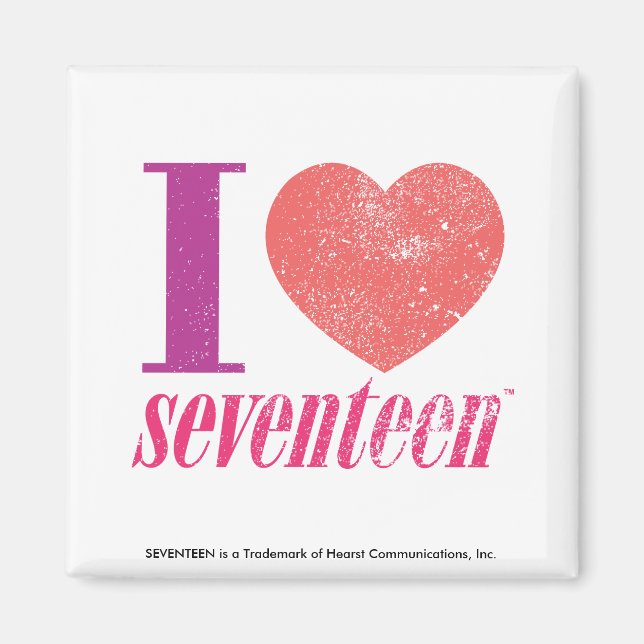 Aimant I Love 17 (Devant)