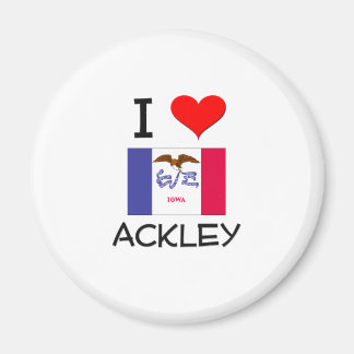 Aimant I Love ACKLEY Iowa