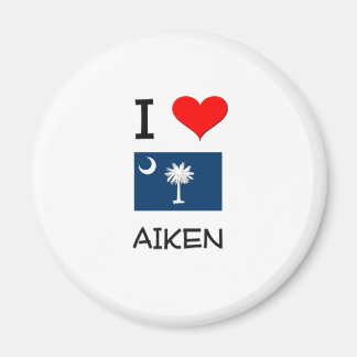 Aimant I Love Aiken Caroline du Sud