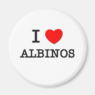 Aimant I Love Albinos