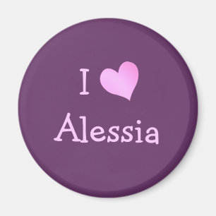Aimant I Love Alessia