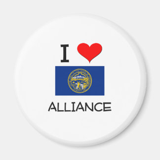 Aimant I Love Alliance Nebraska
