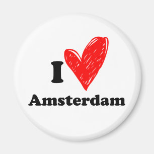 Aimant I love Amsterdam