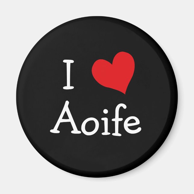 Aimant I Love Aoife (Devant)
