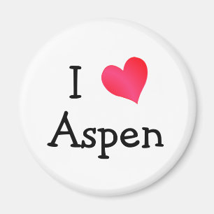 Aimant I Love Aspen