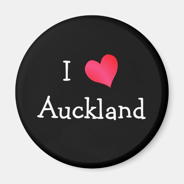 Aimant I Love Auckland (Devant)
