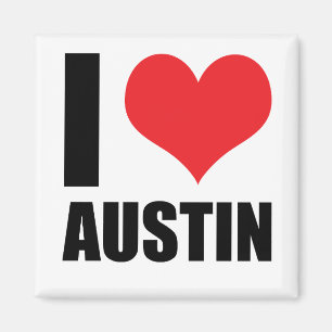 Aimant I Love Austin