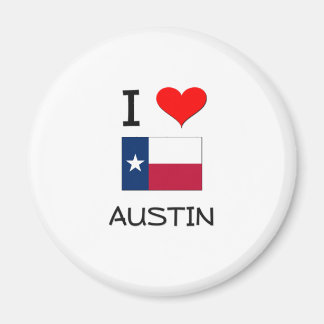 Aimant I Love Austin Texas