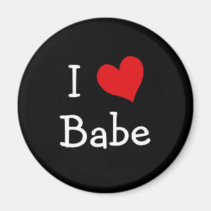 Aimant I Love Babe