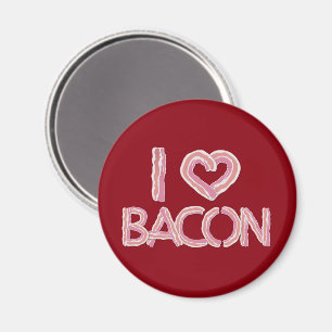 Aimant I Love Bacon