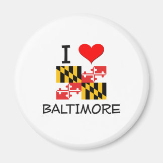 Aimant I Love Baltimore Maryland