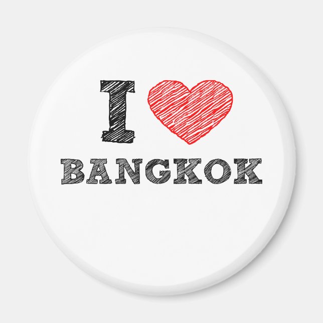 Aimant I Love Bangkok (Devant)