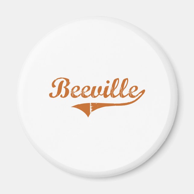 Aimant I Love Beeville Texas (Devant)