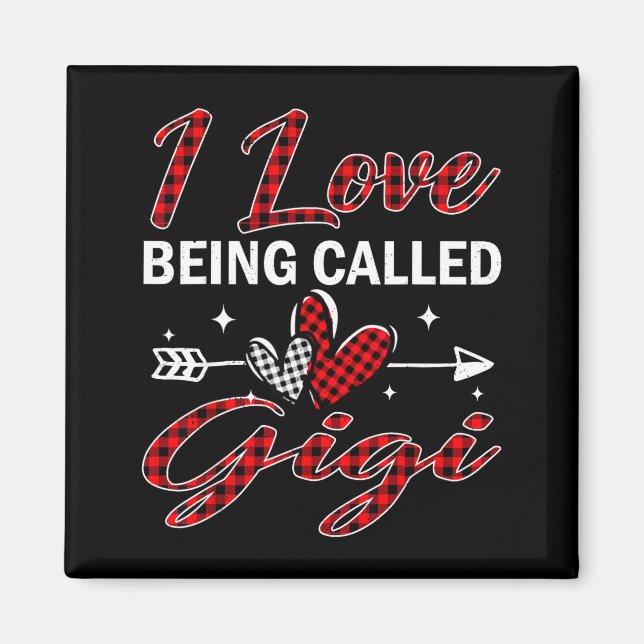 Aimant I Love Being Called Gigi Xmas Christmas Family  (Devant)