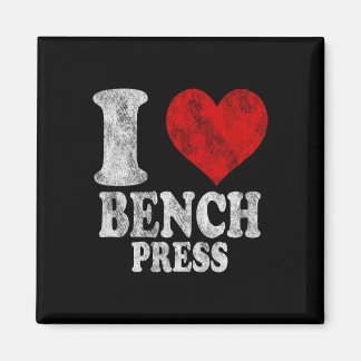 Aimant I Love Bench Press Vintage 1