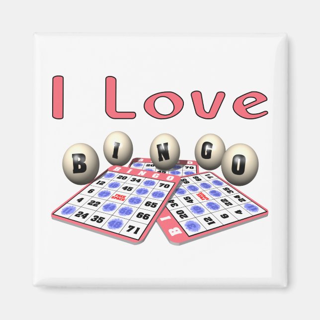 Aimant I Love Bingo (Devant)
