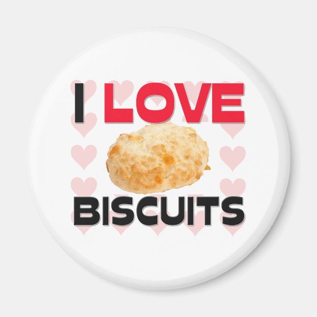 Aimant I Love biscuits (Devant)