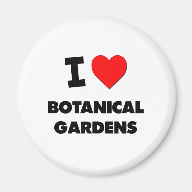 Aimant I Love Botanical Gardens (Devant)