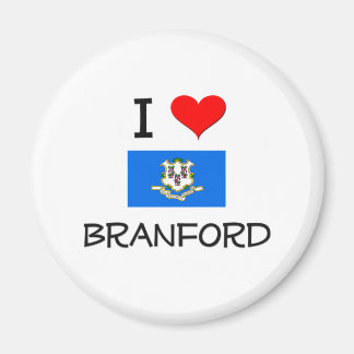 Aimant I Love Branford Connecticut