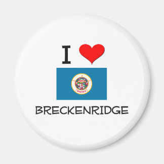Aimant I Love Breckenridge Minnesota