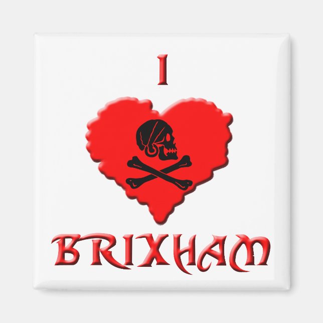 Aimant I Love Brixham (Devant)