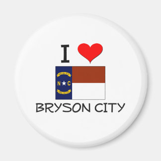 Aimant I Love Bryson City Caroline du Nord