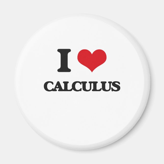 Aimant I Love Calculus (Devant)