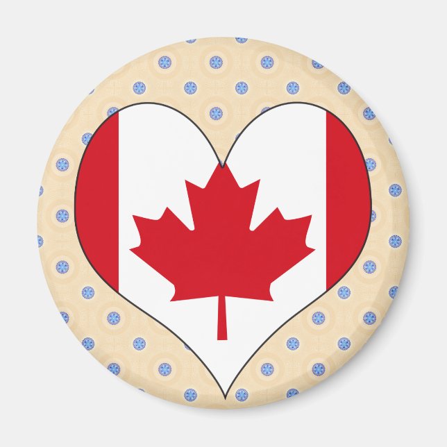 Aimant I Love Canada (Devant)