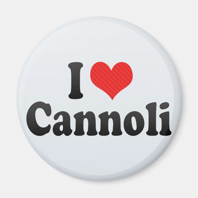 Aimant I Love Cannoli (Devant)