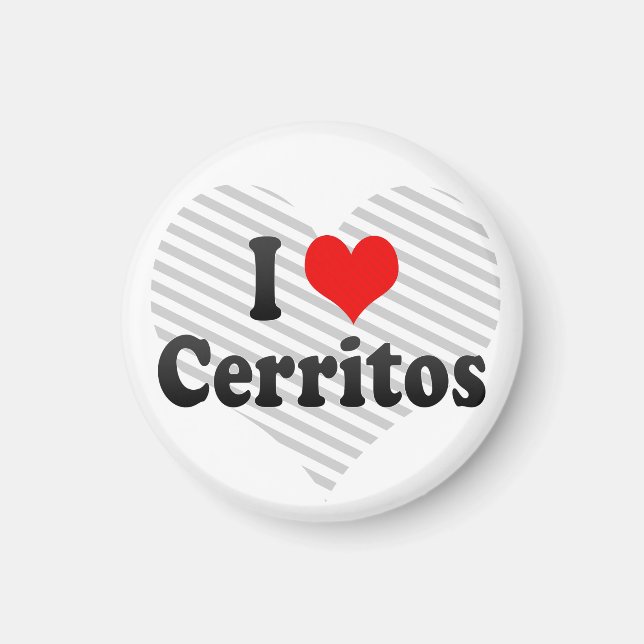 Aimant I Love Cerritos, États-Unis (Devant)