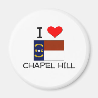 Aimant I Love Chapel Hill Caroline du Nord