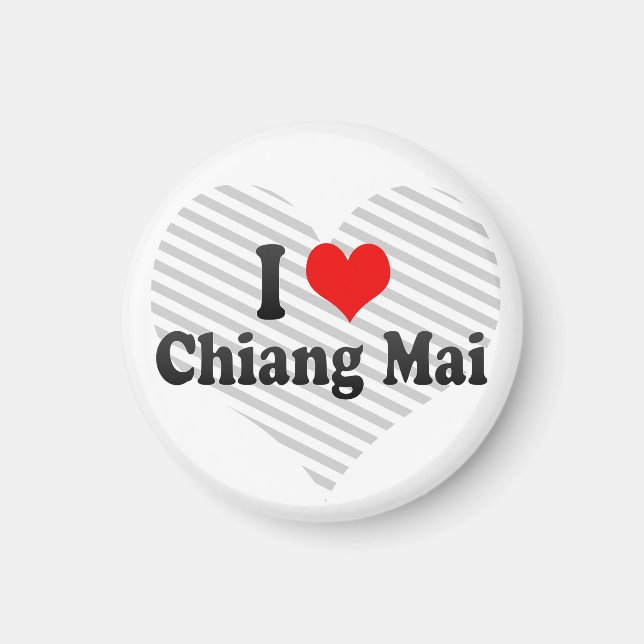 Aimant I Love Chiang Mai, Thaïlande (Devant)