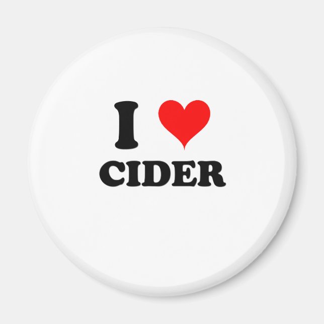 Aimant I Love Cider (Devant)