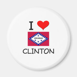 Aimant I Love CLINTON Arkansas