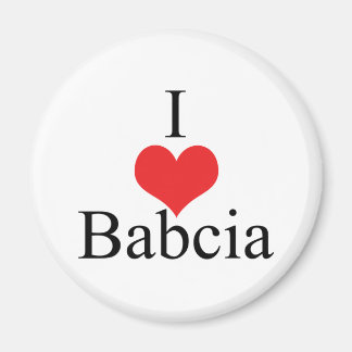 Aimant I Love (Coeur) Babcia