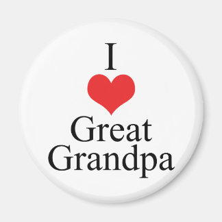 Aimant I Love (Coeur) Grand Grand-Père
