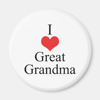 Aimant I Love (Coeur) Grande grand-mère