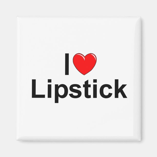 Aimant I Love (Coeur) Lipstick (Devant)