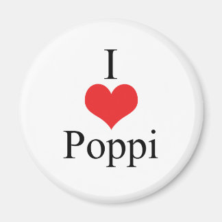 Aimant I Love (Coeur) Poppi
