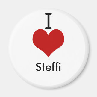 Aimant I Love (coeur) Steffi