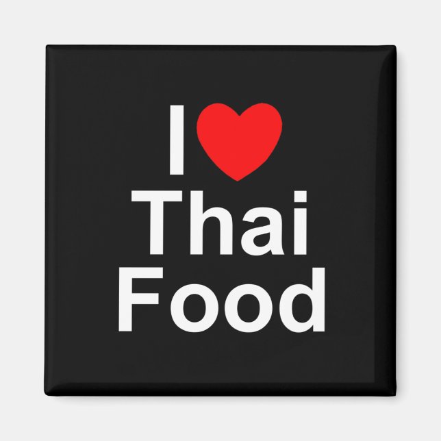 Aimant I Love (Coeur) Thai Food (Devant)