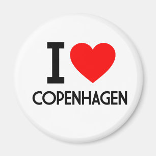 Aimant I Love Copenhagen